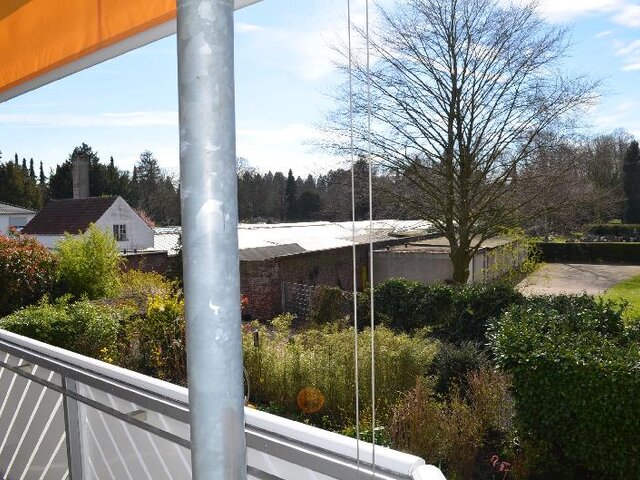 Loggia mit Blick ins Grüne