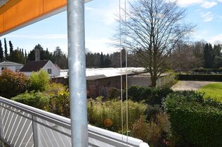 Loggia mit Blick ins Grüne